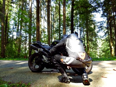 Summer 2019: checking my bike.