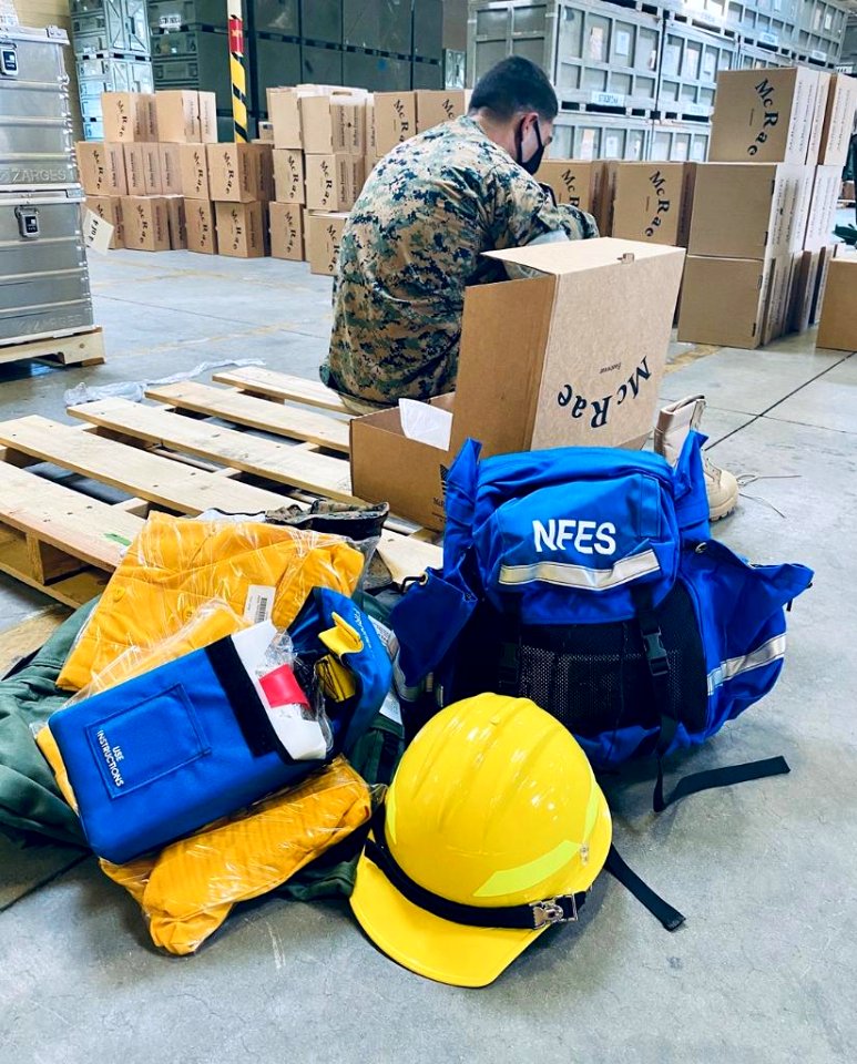 Marines and Sailors Get Gear