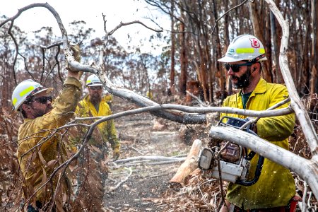 US firefighters in Australia