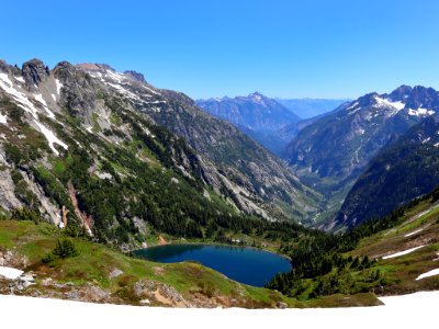 Cascade Pass at North Cascades in WA photo