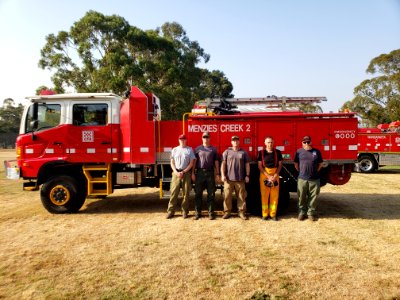 Menzies Creek Fire Engine photo