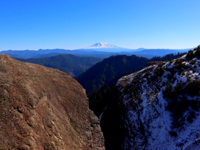 Mt. Adams at Ape Canyon Trail in WA