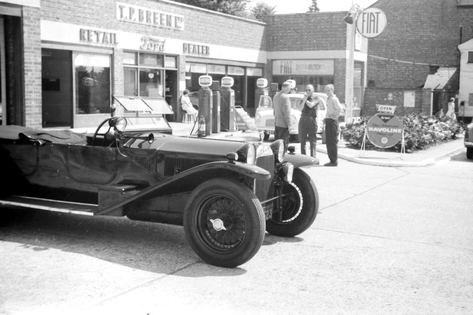 T P Breen's Garage, Finchley, 1950s