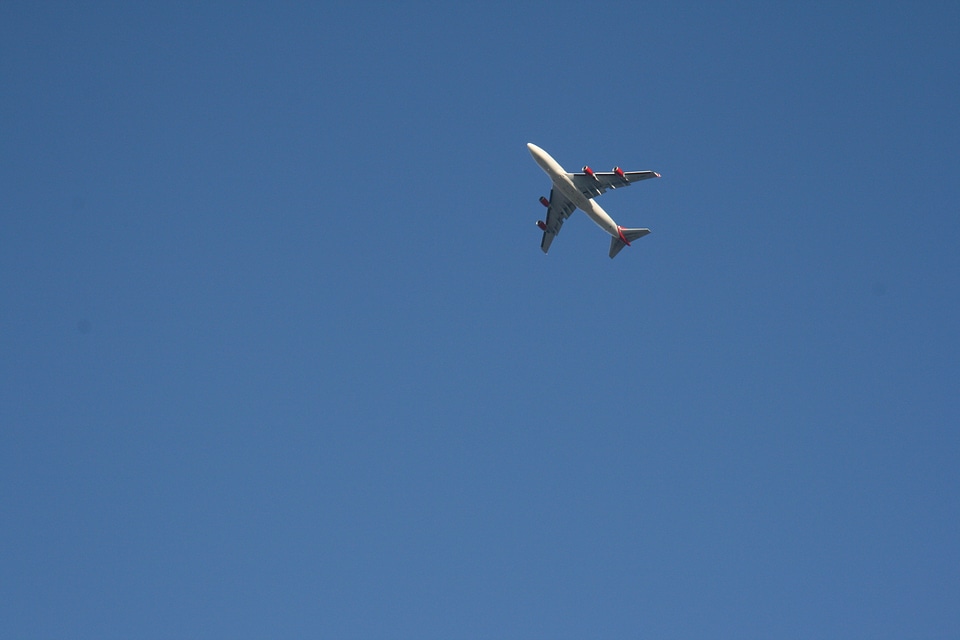 Blue sky vehicle travel