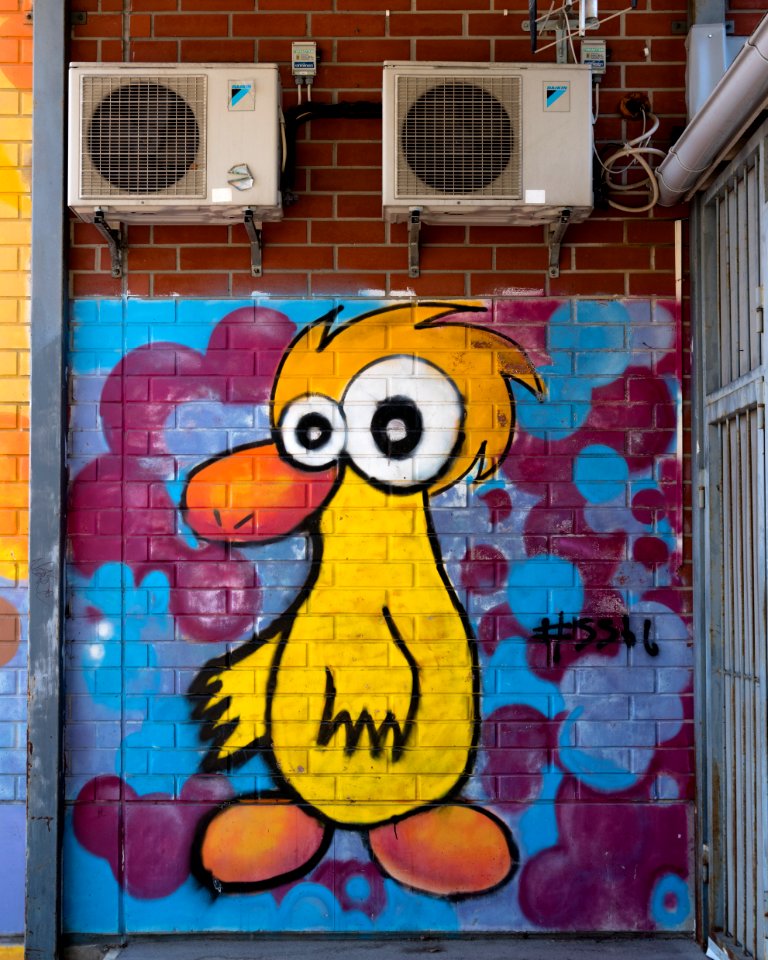Youth center Olka graffiti