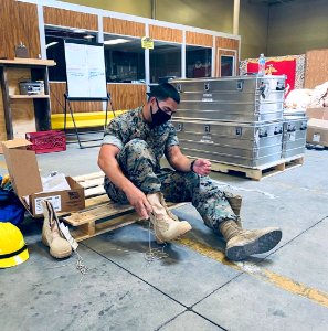 Marines and Sailors Get Gear