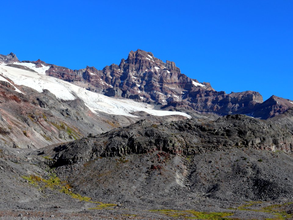 Little Tahoma Peak at Mt. Rainier NP in WA
