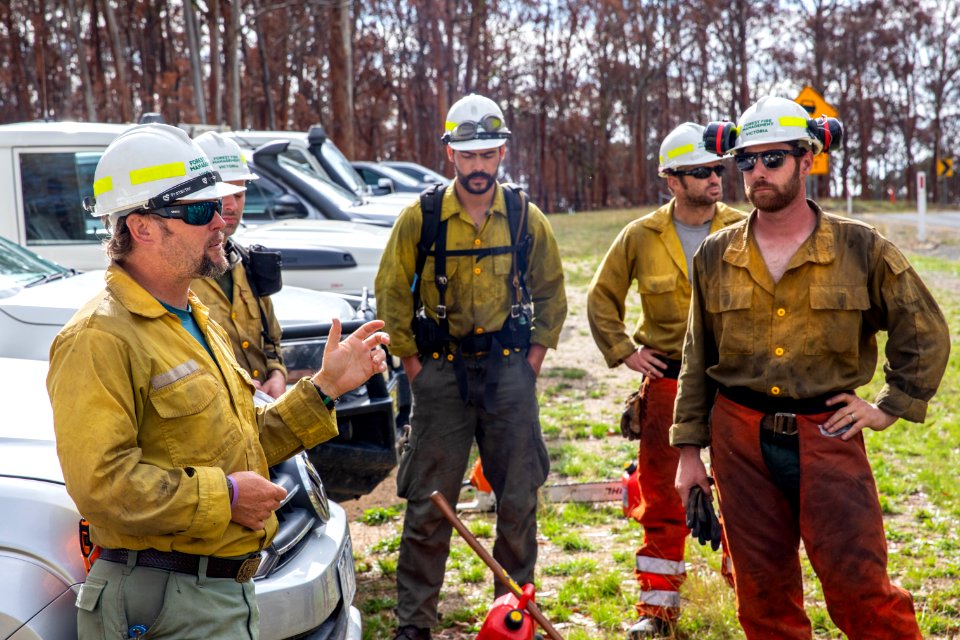 US firefighters in Australia