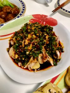 Steamed Chicken with Spicy Sauce photo