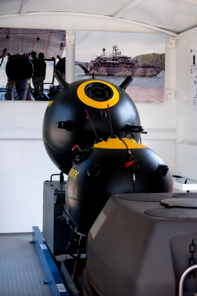 Dummy sea mines from Finnish navy