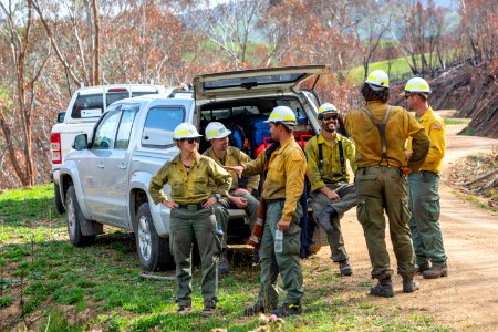 US firefighters in Australia photo