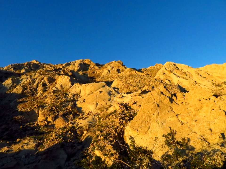 Badlands at Anza-Borrego Desert SP in CA