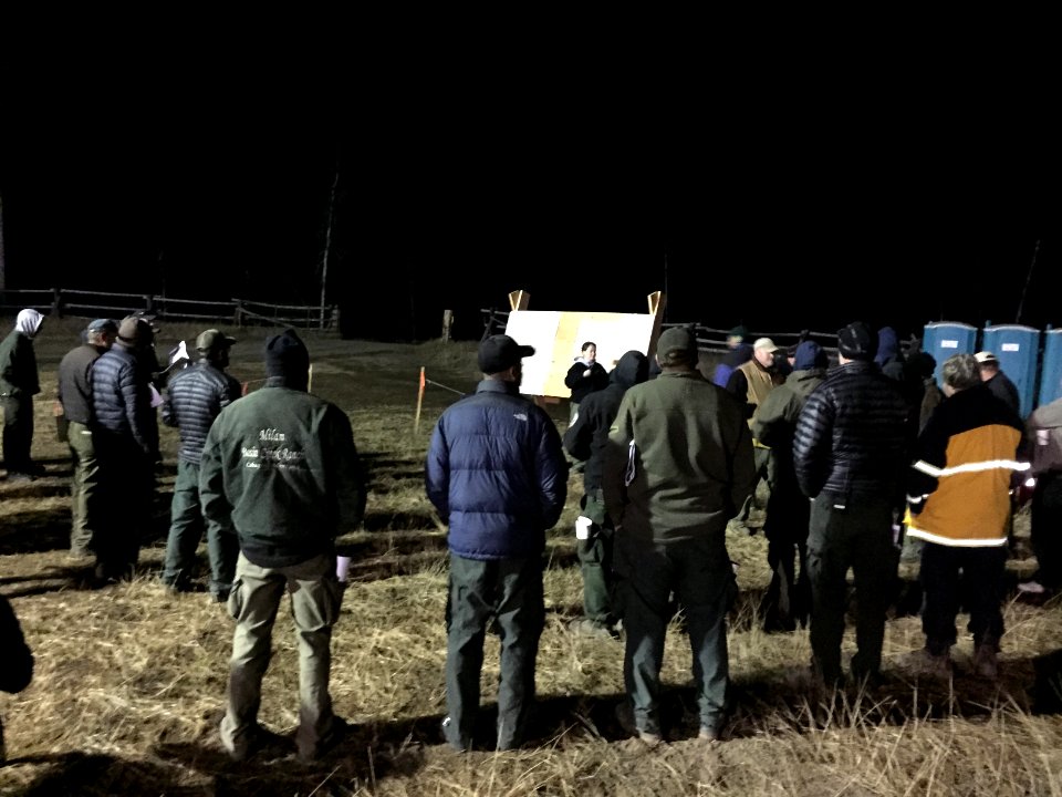 Morning briefing on the Cougar Fire, Idaho