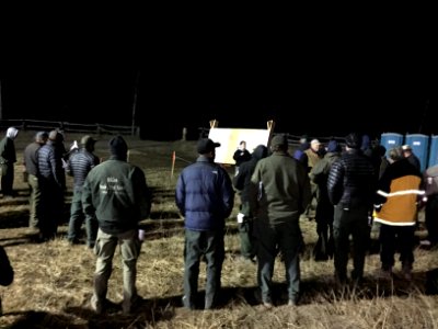 Morning briefing on the Cougar Fire, Idaho