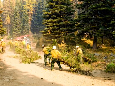 Firefighters Remove Excess Fuel