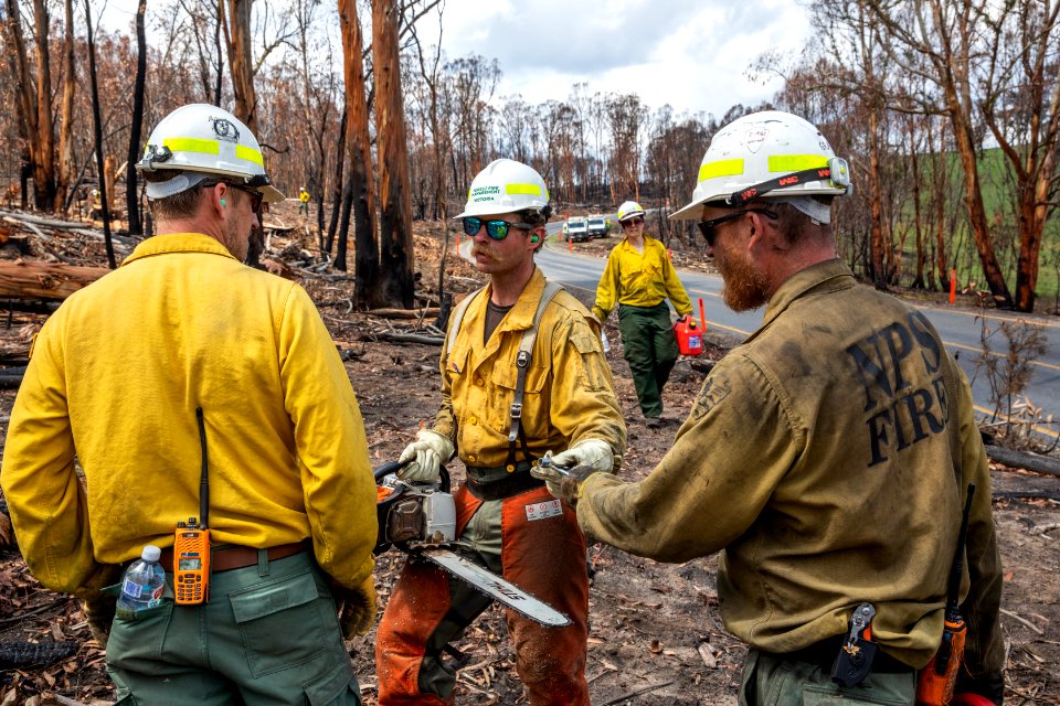 US firefighters in Australia