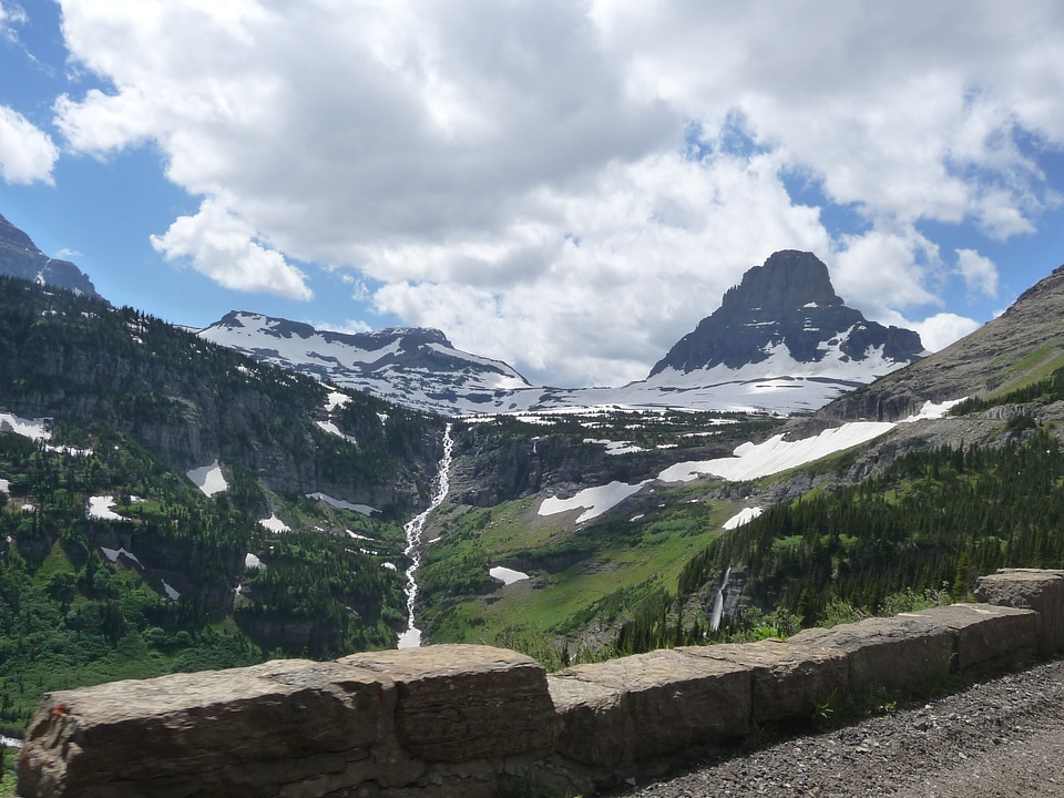 Scenic clouds landscape