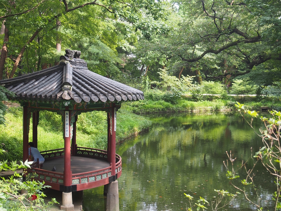Changgyeonggung palace the secret garden pond belvedere