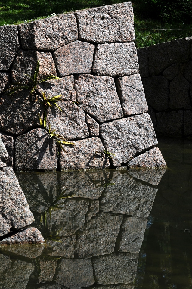 Nature basin reflection