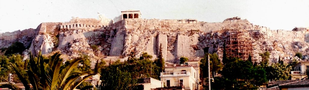 The Old Temple of Athena, The Acropolis , Athens , Greece photo