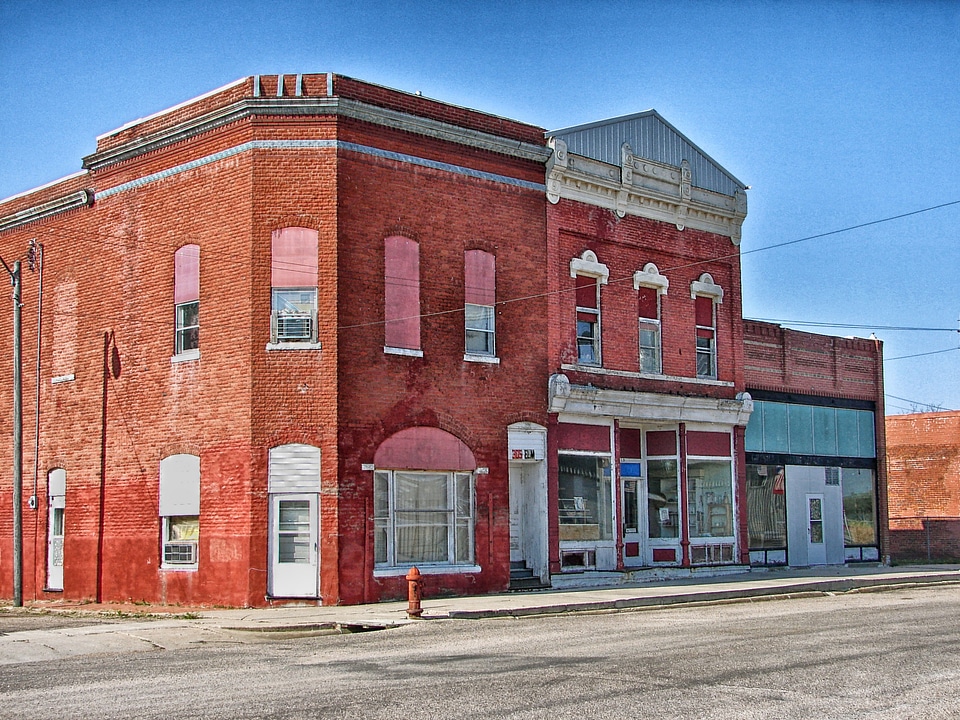 Town building structure