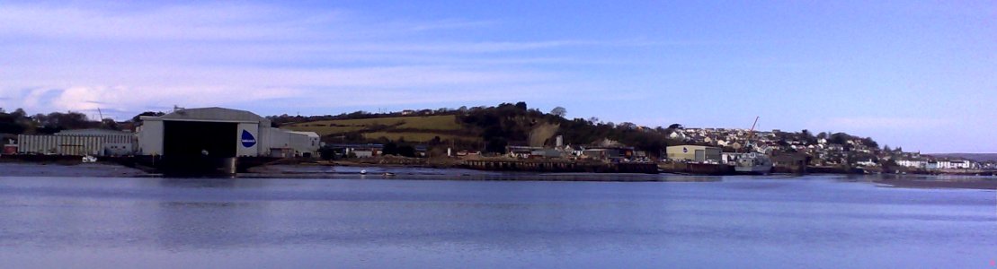 IRISH NAVY VESSEL P64 ( GEORGE BERNARD SHAW ) - APPLEDORE SHIPYARD - NORTH DEVON - UK