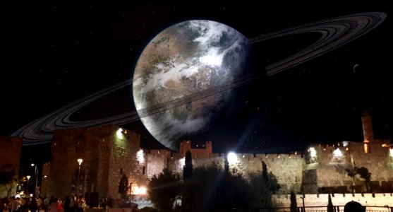 Planet Goren over the old city photo