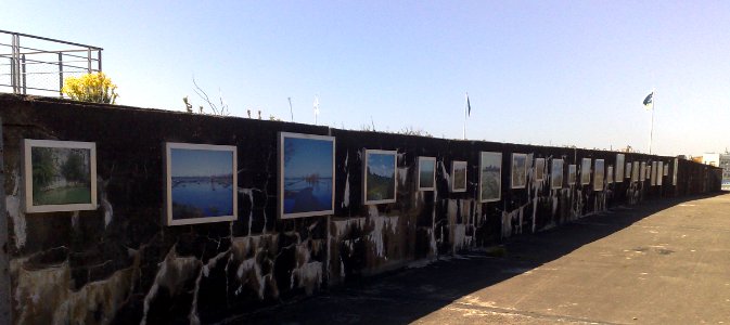 ROOFTOP ART DISPLAY - CRUISELINER MUSEUM - LE PORT DE TOUS LES VOYAGES - SAINT NAZAIRE - FRANCE