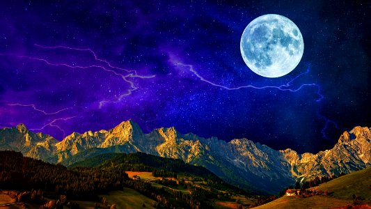 Sky over Mountains
