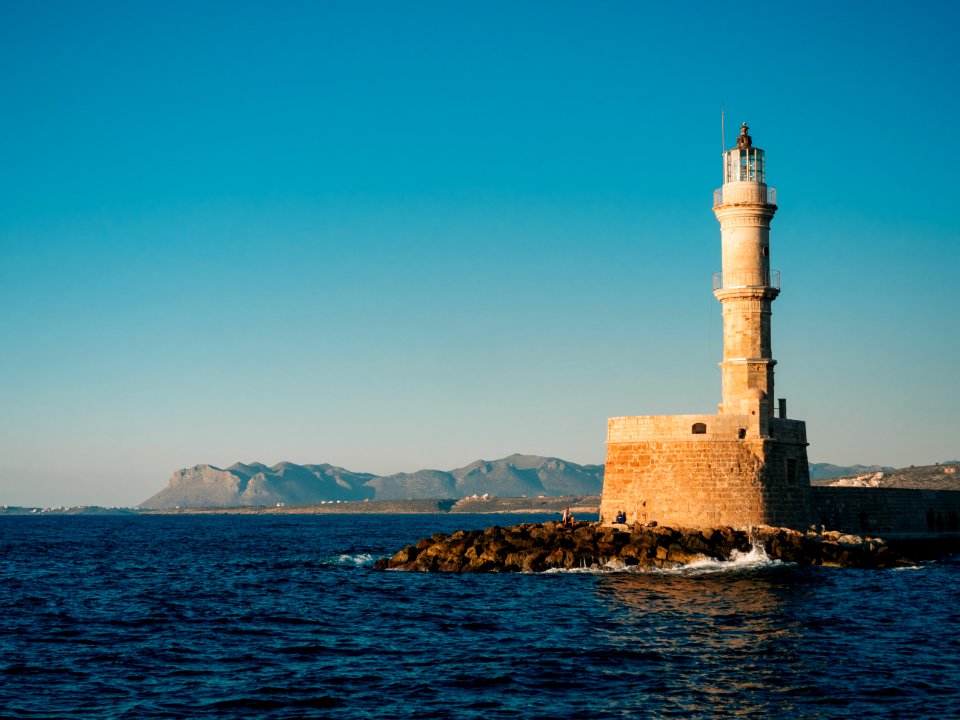 Lighthouse at Chania, Greece