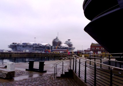 STERN 49607980988 8a513051a1 o (1) ----- HMS Queen Elizabeth II Aircraft Carrier (RO8) , The Mary Rose Museum , HMNB Portsmouth , UK