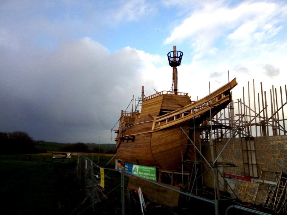 IMG 20200211 090911 The Mayflower Ship , Torrington Cavaliers Charity Bonfire , Great Torrington , Devon, UK