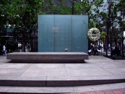 46th STREET 911 MEMORIAL - FINANCIAL DISTRICT NEW YORK - USA photo