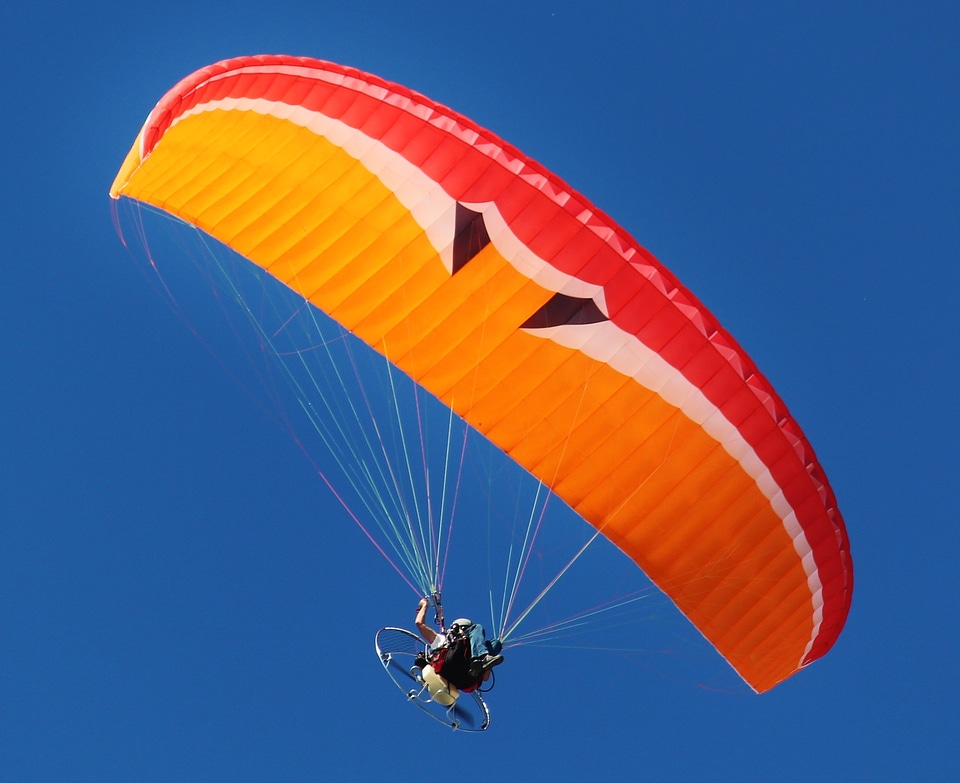 Screen aircraft paragliding