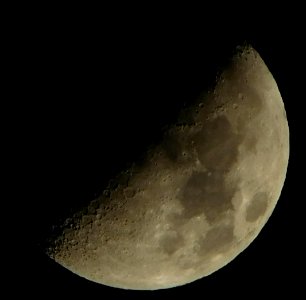 La luna desde Arinaga Gran Canaria photo