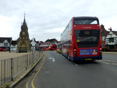 2 Stagecoach Buses and a Johnsons Solo