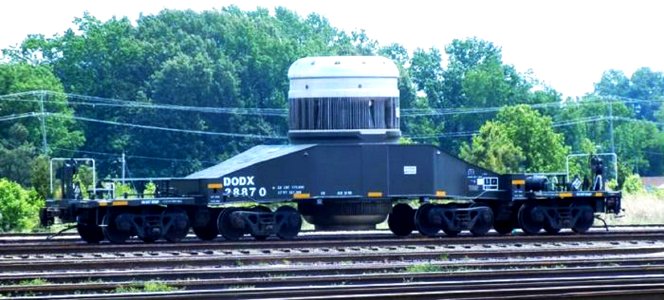 AMERICAN NUCLIER WASTE FLASK WAGON