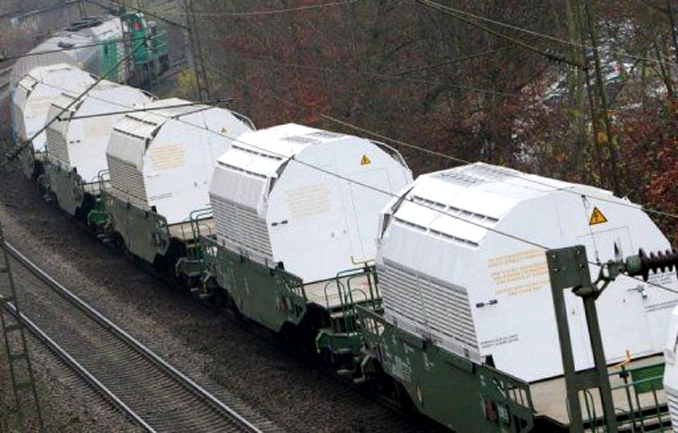 NUCLIER WASTE FLASK WAGONS