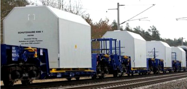 NUCLIER WASTE FLASK WAGONS
