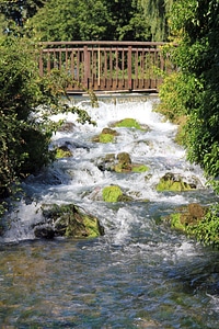 River bach waterfall