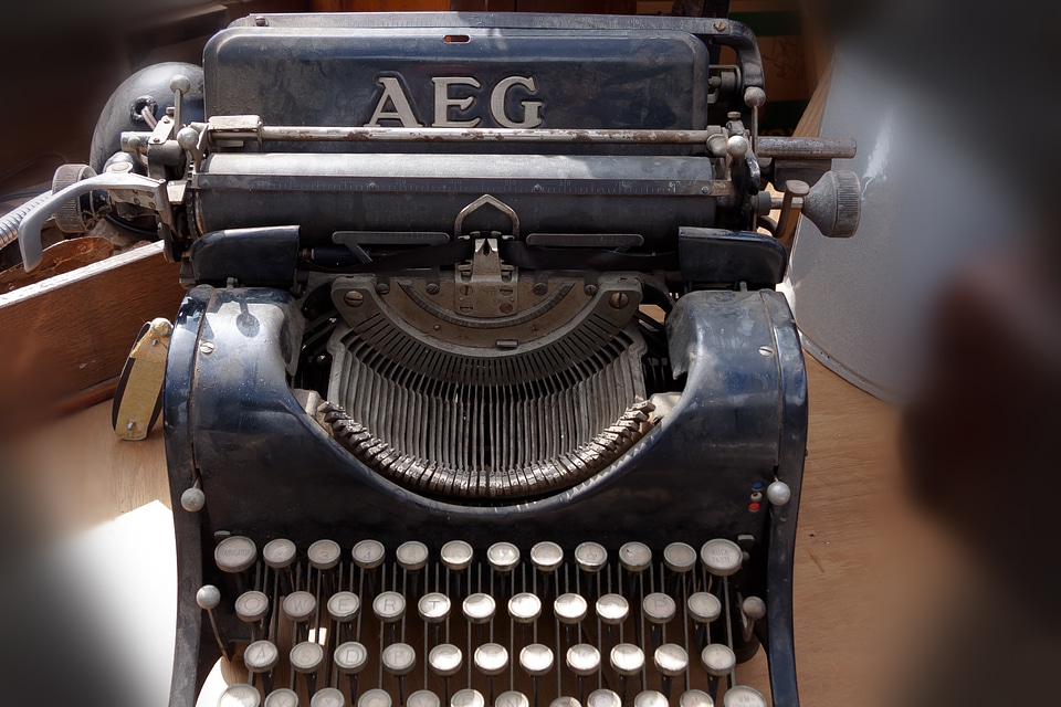 Letters antique equipment