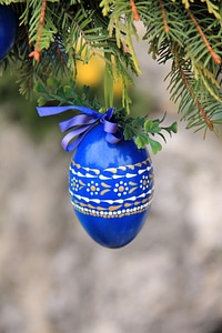 Easter egg blue spring