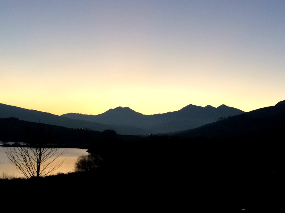 Sunset in Snowdonia