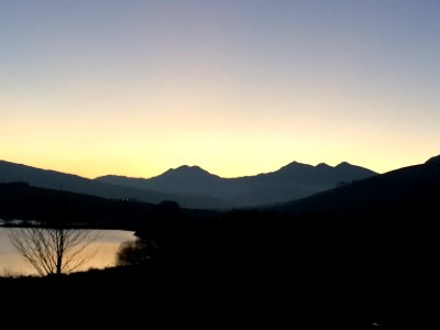 Sunset in Snowdonia photo