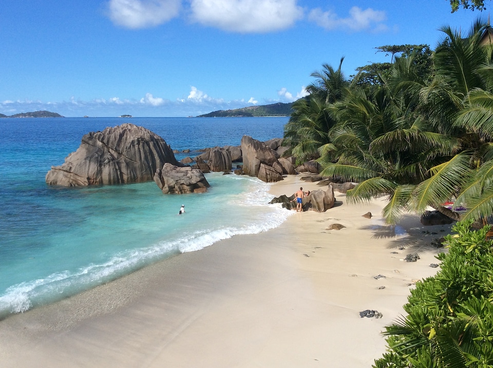 Tropical island paradise