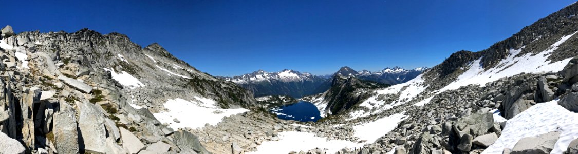 Hidden Lake at North Cascades in WA