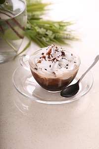 Ice cream dessert cold beverages