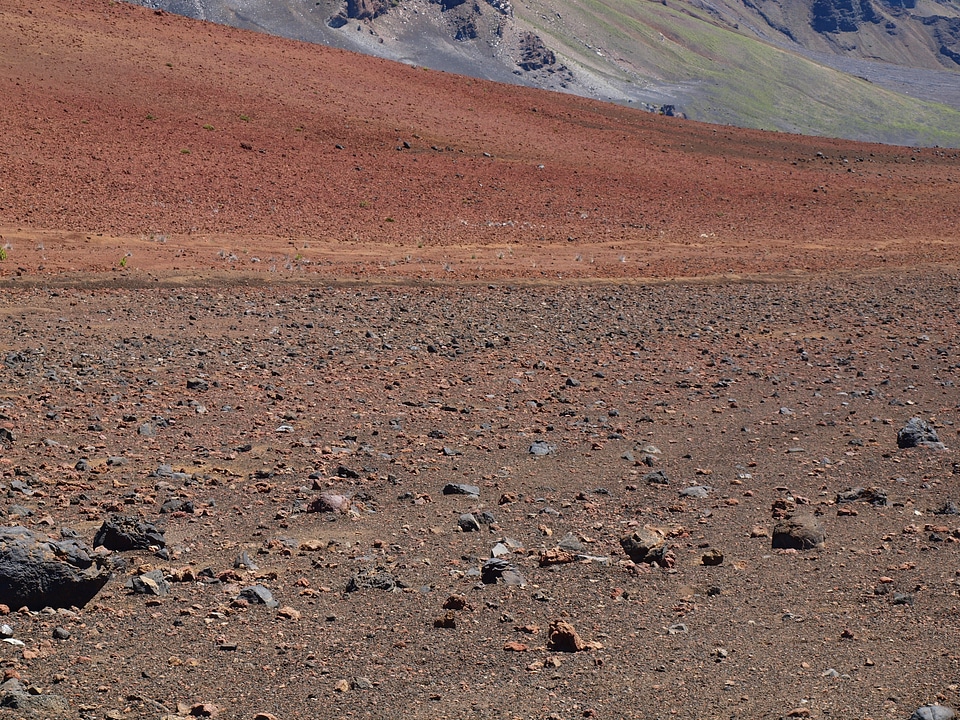 Maui volcano crater