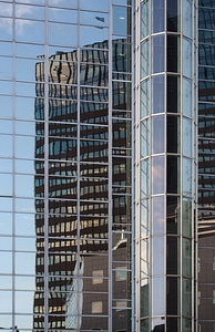 Skyscraper modern city