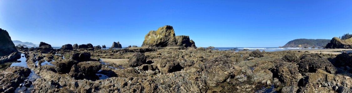 Ecola Point at Pacific Coast in OR photo